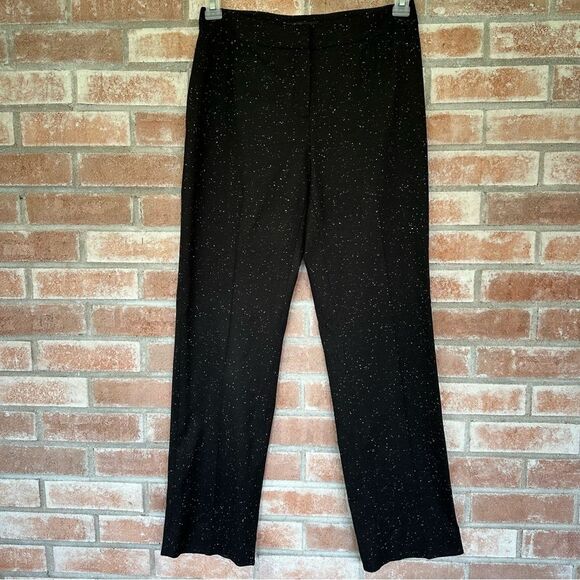 Lafayette 148 Barrow Dress Pants Trousers Women’s 2 Black Virgin Wool Luxury